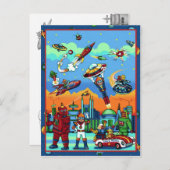 Carte postale de la ville atomique (Devant / Derrière)