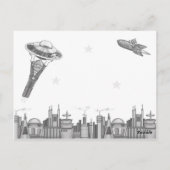 Carte postale de la ville atomique (Dos)