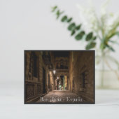 Carte postale de la ville de Barcelone, Espagne (Debout devant)