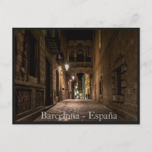 Carte postale de la ville de Barcelone, Espagne