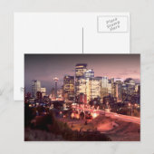 Carte postale de la ville de Calgary (Devant / Derrière)