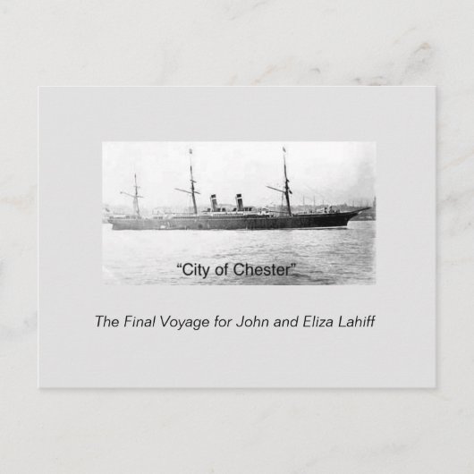 Carte postale de la ville de Chester (Devant)