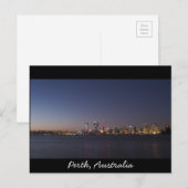 Carte postale de la ville de Perth (Devant / Derrière)