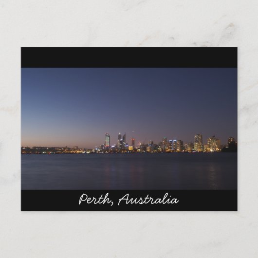 Carte postale de la ville de Perth (Devant)