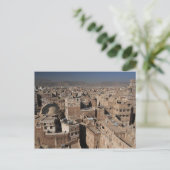 Carte postale de la ville de Sana'a, Yémen (Debout devant)