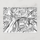 Carte postale de la ville encerclée (Devant)