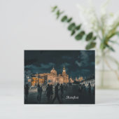 Carte postale de la ville nocturne de Shanghai (Debout devant)