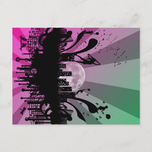 Carte postale de la ville sans-abri (Devant)