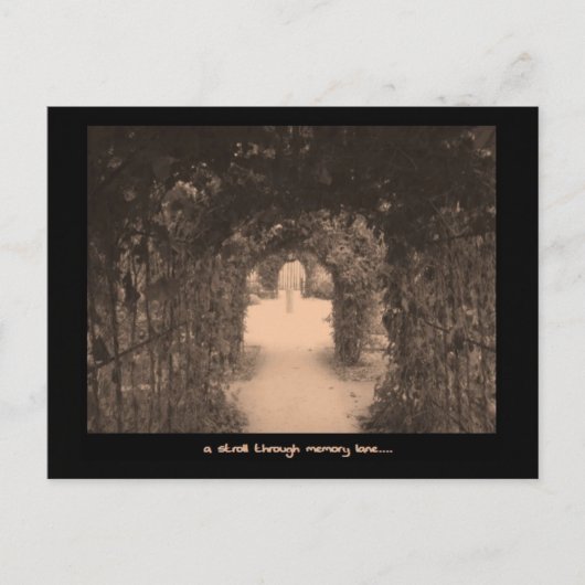 Carte postale de la voie de mémoire (Devant)