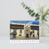 Carte postale de la vue de la Maison de Colomb à G (Debout devant)