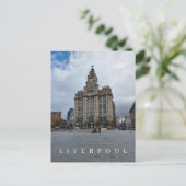 Carte postale de la vue du Liver Building de Liver (Debout devant)