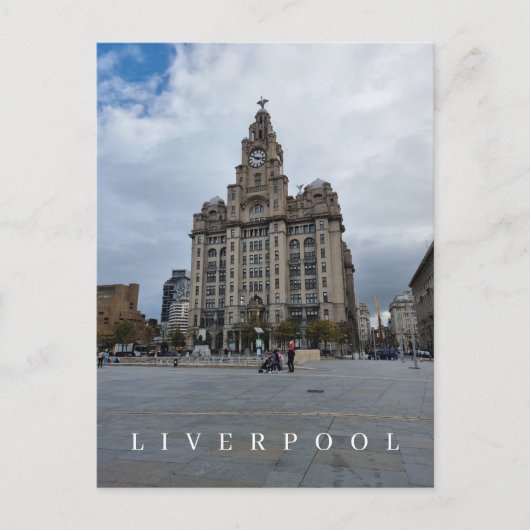 Carte postale de la vue du Liver Building de Liver (Devant)