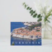 Carte postale de la vue panoramique de Dubrovnik (Debout devant)
