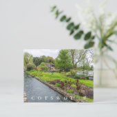 Carte postale de la vue sur le ruisseau de Bibury (Debout devant)