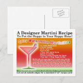 Carte postale de la Watermelon épicée Margarita Ma (Devant / Derrière)