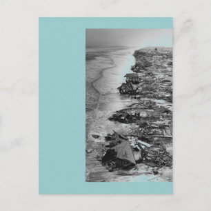 Carte postale de la zone de catastrophe