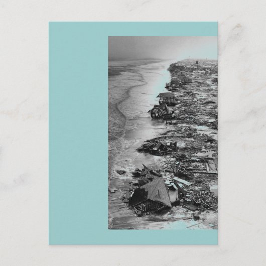 Carte postale de la zone de catastrophe (Devant)