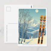 Carte postale de la zone skiable Mont Sutton Québe (Devant / Derrière)