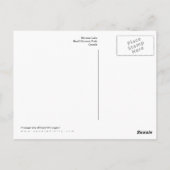 Carte postale de lac moraine (Dos)