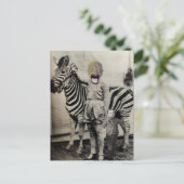 Carte postale de l'acte de cirque criant de D.W. (Debout devant)