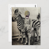 Carte postale de l'acte de cirque criant de D.W. (Devant / Derrière)