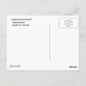 Carte postale de l'Acte d'ouverture (Dos)