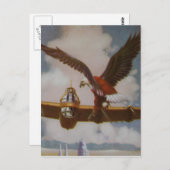 Carte postale de l'aéronef vintage (Devant / Derrière)