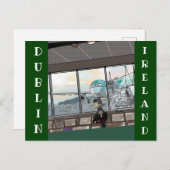 Carte postale de l'aéroport de Dublin Irlande (Devant / Derrière)
