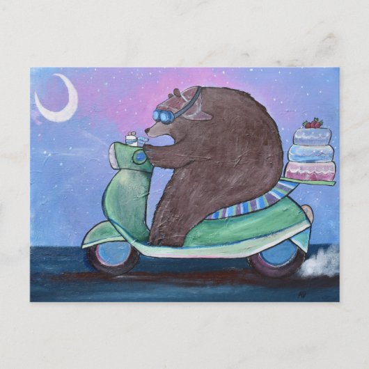 Carte postale de l'affaire du gâteau d'anniversair (Devant)