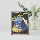 Carte postale de l'affiche de voyage de la Nouvell (Debout devant)