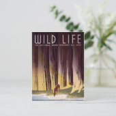 Carte postale de l'affiche des parcs nationaux WPA (Debout devant)