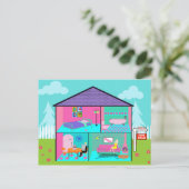 Carte postale de l'agent immobilier Dream House (Debout devant)