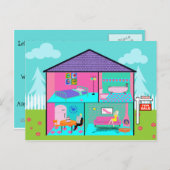 Carte postale de l'agent immobilier Dream House (Devant / Derrière)