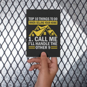 Carte postale de l'agent immobilier Funny Quote