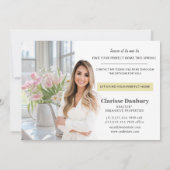 Carte postale de l'agent immobilier Spring (Dos)