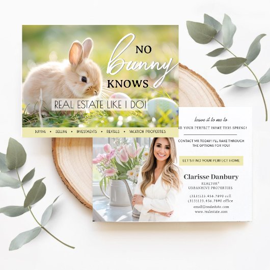 Carte postale de l'agent immobilier Spring