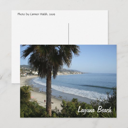 Carte postale de Laguna Beach (Devant / Derrière)