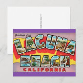 Carte postale de Laguna Beach CA (Devant / Derrière)