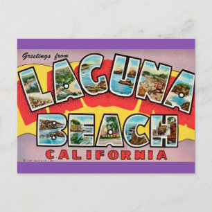 Carte postale de Laguna Beach CA