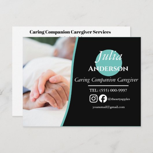 Carte postale de l'aidant (Devant / Derrière)