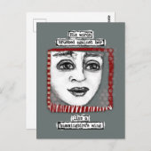 Carte postale de l'aile de colibri (Devant / Derrière)