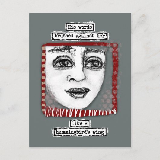 Carte postale de l'aile de colibri (Devant)