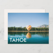 Carte postale de Lake Tahoe (Devant / Derrière)
