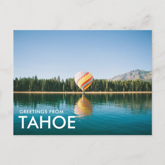Carte postale de Lake Tahoe (Devant)