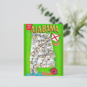 Carte postale de l'Alabama (Debout devant)