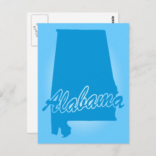 Carte postale de l'Alabama (Devant / Derrière)