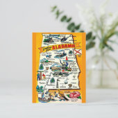 Carte postale de l'Alabama (Debout devant)