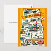 Carte postale de l'Alabama (Devant / Derrière)