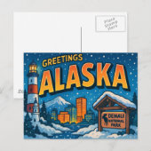 Carte postale de l'ALASKA (Devant / Derrière)