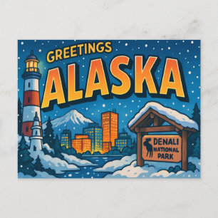 Carte postale de l'ALASKA